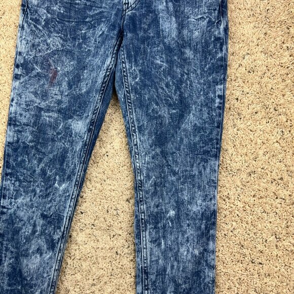Levi 524 Skinny Womens Jeans Straight Leg Acid Wash Blue 27x32 Red Tab Levis - Picture 3 of 8